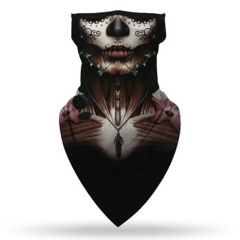Skull Skeleton Neck Gaiter Mask