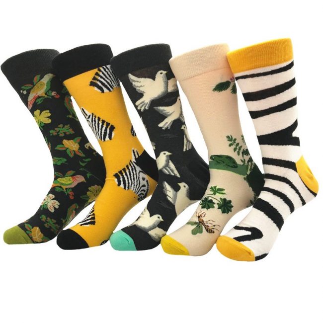 Forest Theme Socks 5-Pack